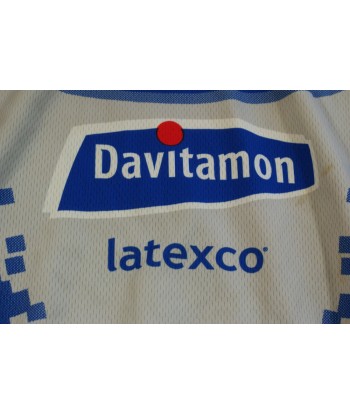 Maillot vélo vintage Vermarc Quick Step Time Peugeot Latexco ou a consommer sur place