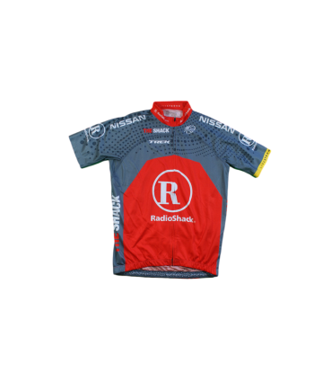 Veste vélo vintage Bontrager Radioshack Trek Nissan UCI votre restaurant rapide dans 