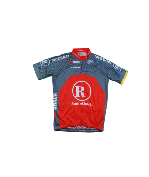 Veste vélo vintage Bontrager Radioshack Trek Nissan UCI votre restaurant rapide dans 