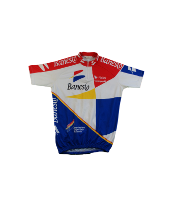 Maillot cyclisme vintage Nalini Campagnolo Banesto une grave pollution 