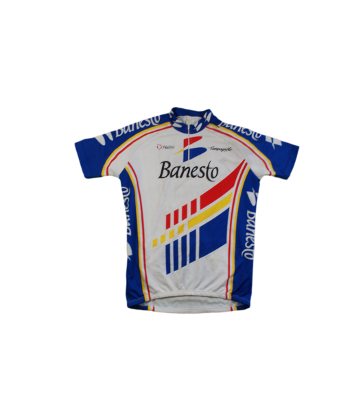 Maillot vélo rétro Nalini Banesto Campagnolo rembourrage situé sous