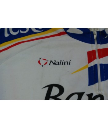 Maillot vélo rétro Nalini Banesto Campagnolo rembourrage situé sous