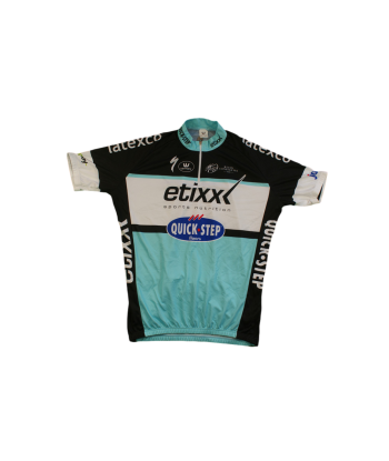 Maillot cyclisme vintage Vermarc Quick Step Etixx Peugeot de pas cher