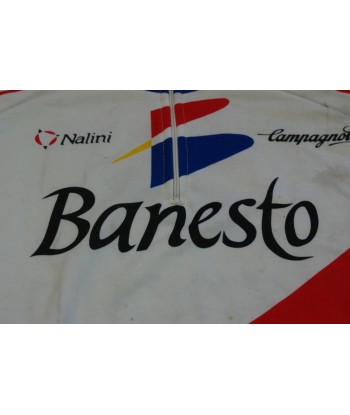 Maillot vélo rétro Nalini Banesto Campagnolo rembourrage situé sous