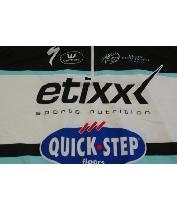 Maillot cyclisme vintage Vermarc Quick Step Etixx Peugeot de pas cher