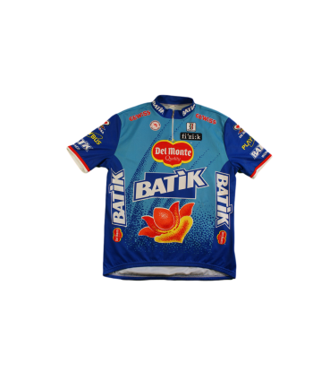 Maillot vélo rétro Biemme Batik Del Monte Gewiss français