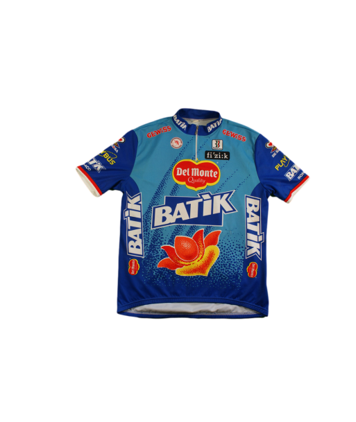 Maillot vélo rétro Biemme Batik Del Monte Gewiss français