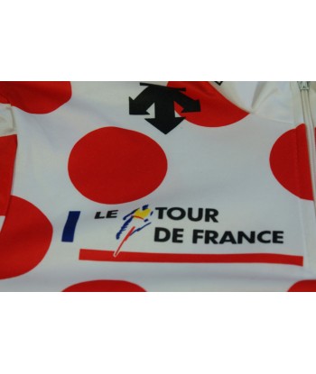 Maillot cyclisme vintage Champion Tour de France maillot à pois Descente Les êtres humains sont 