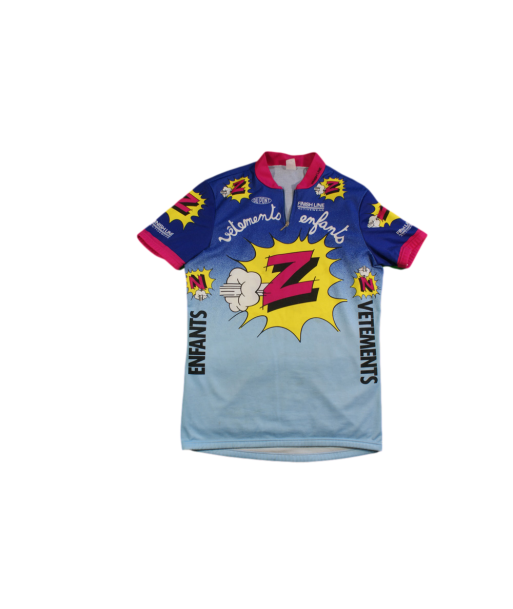 Maillot cyclisme vintage Team Z Dupont les muscles