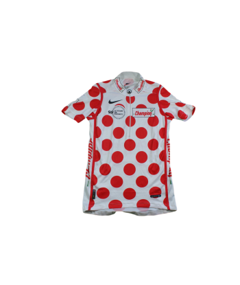 Maillot vélo rétro Nike Champion Tour de France 1998 maillot à pois l'achat 