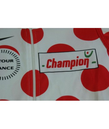 Maillot vélo rétro Nike Champion Tour de France 1998 maillot à pois l'achat 