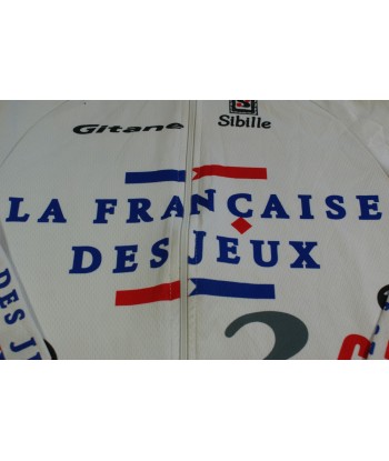 Maillot vélo vintage Sibille Française des jeux Gitane Les êtres humains sont 