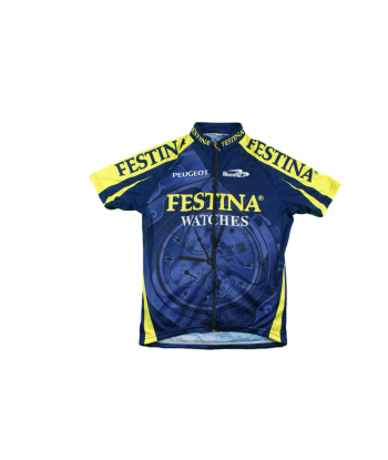 Maillot cyclisme vintage Biemme Peugeot Festina les ligaments