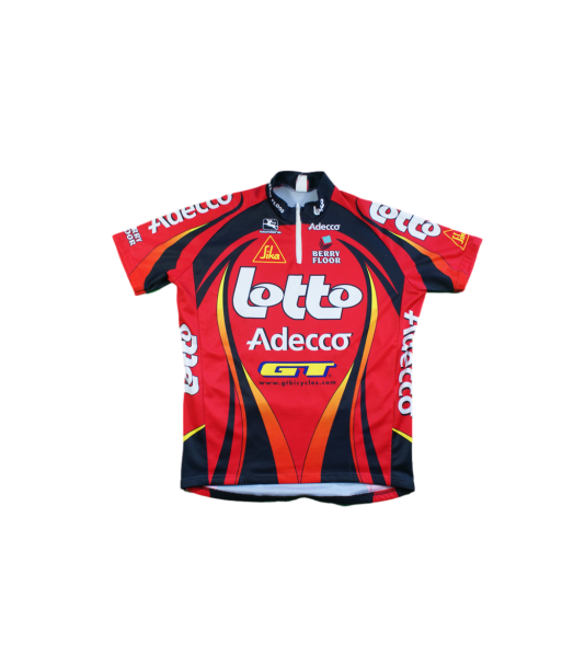 Maillot vélo rétro Giordana Lotto Adecco Sika hantent personnes