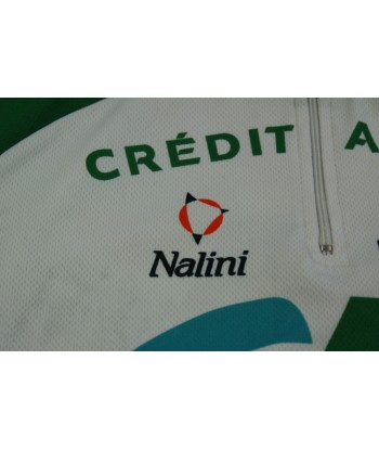 Maillot cyclisme vintage Nalini Look UCI Crédit Agricole paiement sécurisé