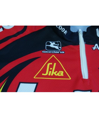 Maillot vélo rétro Giordana Lotto Adecco Sika hantent personnes