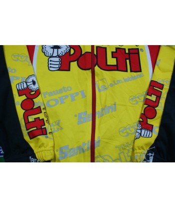 Veste vélo vintage Santini Polti McDonald's Colpack de France