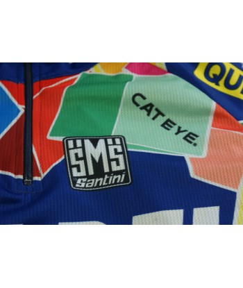 Maillot vélo rétro Santini Quick Step Mapei Colnago Shimano soldes