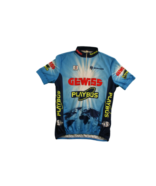 Maillot vélo rétro Biemme Gewiss Bianchi Playbus outlet