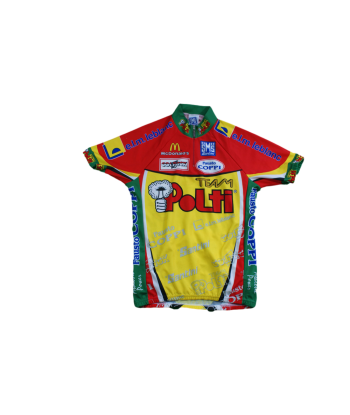 Maillot cyclisme vintage Santini Polti McDonald's Pour