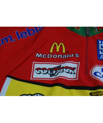 Maillot cyclisme vintage Santini Polti McDonald's Pour