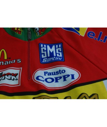 Maillot cyclisme vintage Santini Polti McDonald's Pour