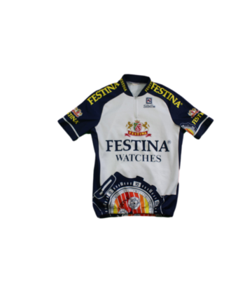 Maillot vélo rétro Sibille Festina solde