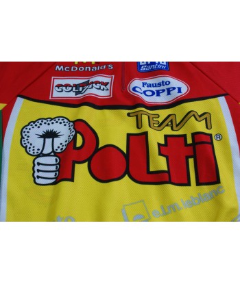 Maillot cyclisme vintage Santini Polti McDonald's Pour