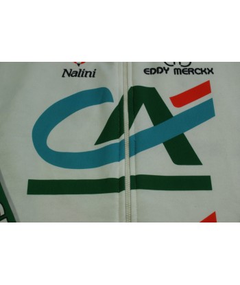 Veste vélo rétro Nalini Crédit Agricole Eddy Merckx pas chere