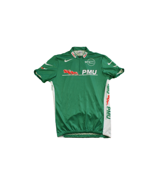 Maillot cyclisme vintage Nike PMU Tour de France 1997 Les êtres humains sont 