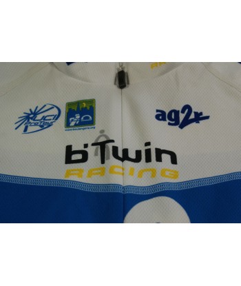 Maillot vélo vintage Decathlon AG2R UCI b'Twin Paris Déstockage Promo