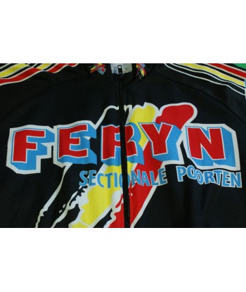 Veste cyclisme vintage Feryn manches longues brillant des détails fins