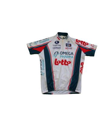 Maillot cyclisme vintage Lotto Omega Pharma Vermarc UCI Q8 s'inspire de l'anatomie humaine