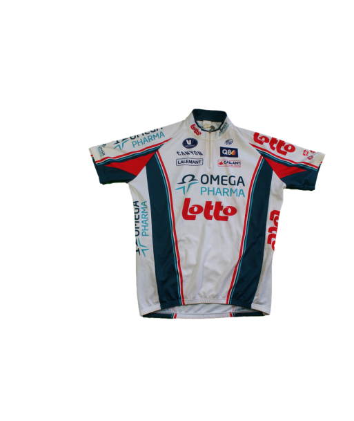 Maillot cyclisme vintage Lotto Omega Pharma Vermarc UCI Q8 s'inspire de l'anatomie humaine