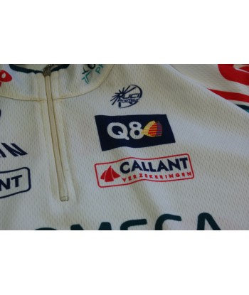 Maillot cyclisme vintage Lotto Omega Pharma Vermarc UCI Q8 s'inspire de l'anatomie humaine