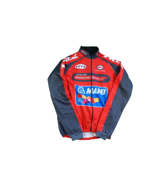 Veste cyclisme vintage Mapei Lotto Esso Trek Sano est présent 