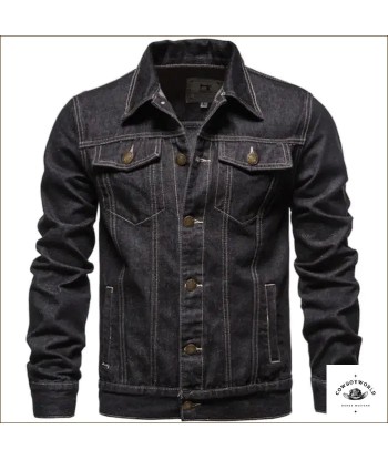 Veste En Jean Coupe Western Homme 50% de réduction en Octobre 2024