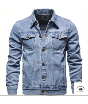 Veste En Jean Coupe Western Homme 50% de réduction en Octobre 2024