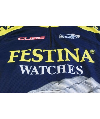 Maillot vélo vintage Festina Biemme Cube Venez acheter