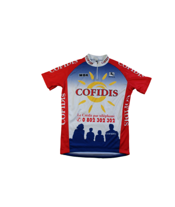 Maillot vélo rétro Cofidis Giordana MBK pas cher