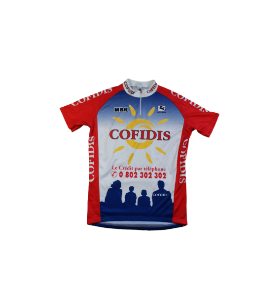 Maillot vélo rétro Cofidis Giordana MBK pas cher