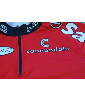 Maillot vélo rétro Cannondale Saeco Fin de série