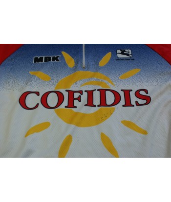 Maillot vélo rétro Cofidis Giordana MBK pas cher