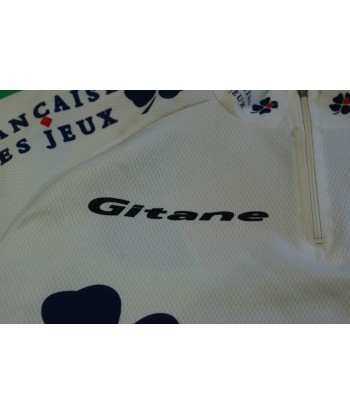 Maillot cyclisme vintage Française des jeux Sibille Gitane store