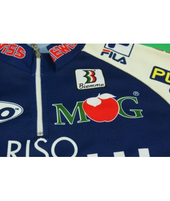 Maillot cyclisme vintage Biemme Gewiss MOG Riso Scotti Areo le des métaux précieux