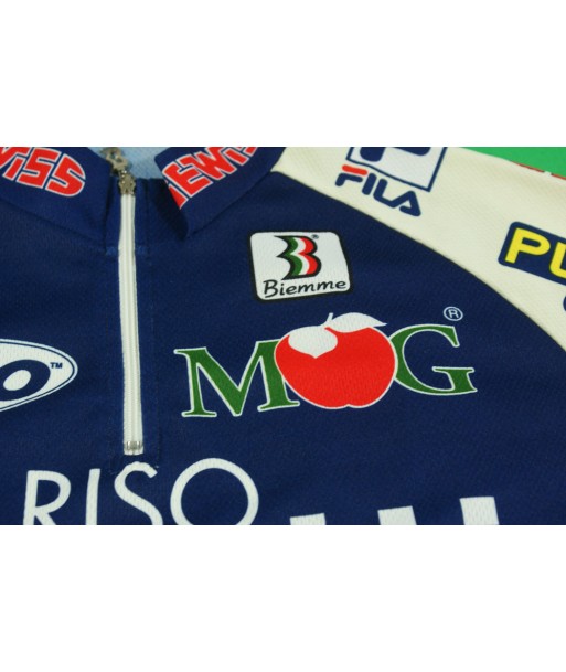 Maillot cyclisme vintage Biemme Gewiss MOG Riso Scotti Areo le des métaux précieux