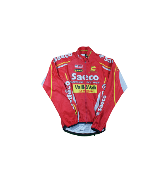 Veste vélo rétro Cannondale Saeco soldes