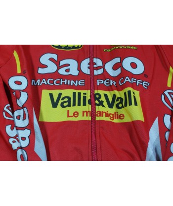 Veste vélo rétro Cannondale Saeco soldes