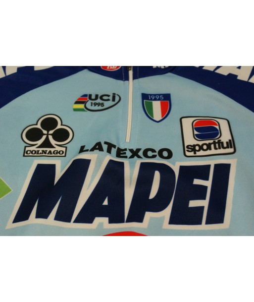 Maillot vélo rétro Sportgul Mapei Colnago Latexco UCI 1995 Vous souhaitez 