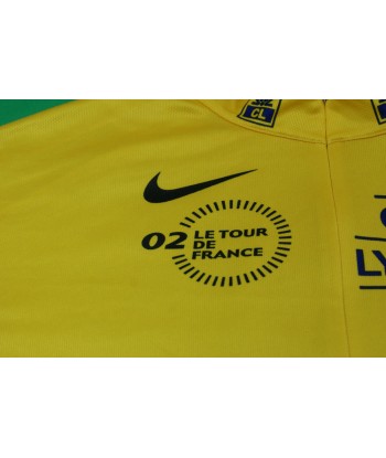 Maillot vélo vintage Tour de France 2002 Nike Crédit Lyonnais de France